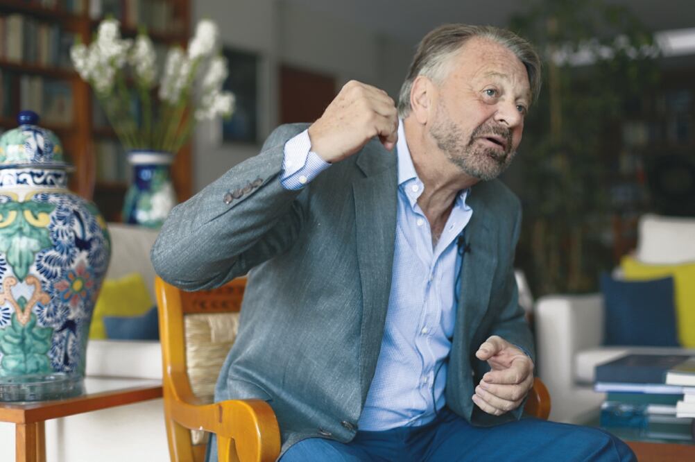 Jorge Castañeda Gutman Coordinador de estrategia de Ricardo Anaya (GERMÁN ESPINOSA. EL UNIVERSAL)