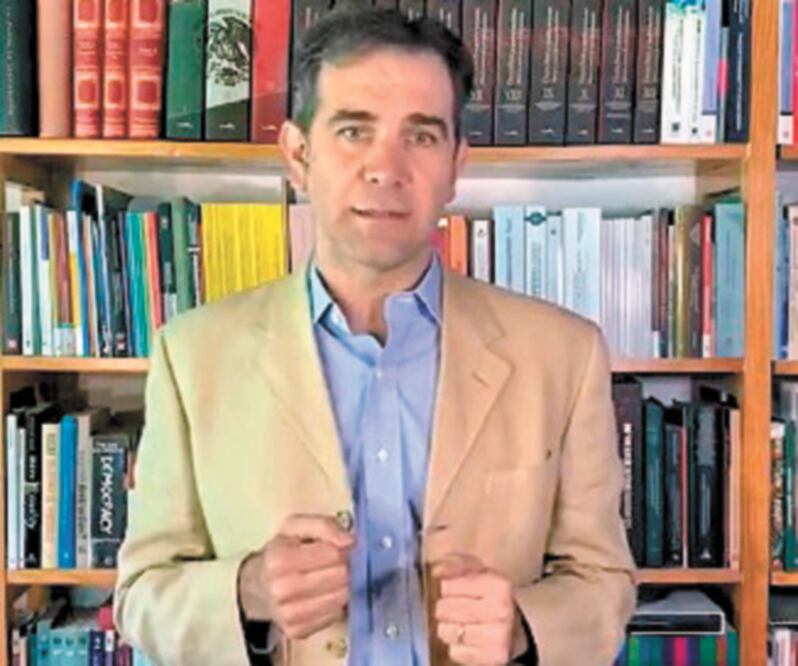 Lorenzo Córdova, consejero presidente del INE, hizo énfasis en que el derecho a la salud es compatible con la democracia, por lo que el instituto volverá de modo paulatino. TOMADA DE VIDEO