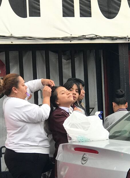 Regreso a clases. Foto: Rebeca Jiménez