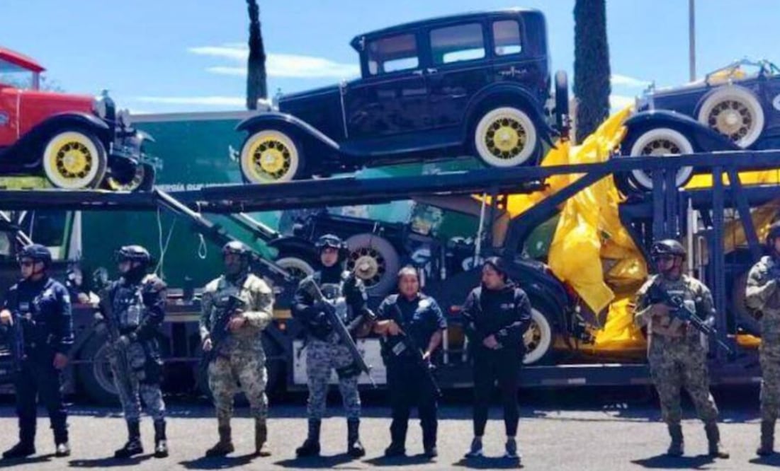 Roban autos clásicos en Puebla y los recuperan horas después; habían participado en un evento realizado en Cancún. (Foto: especial)