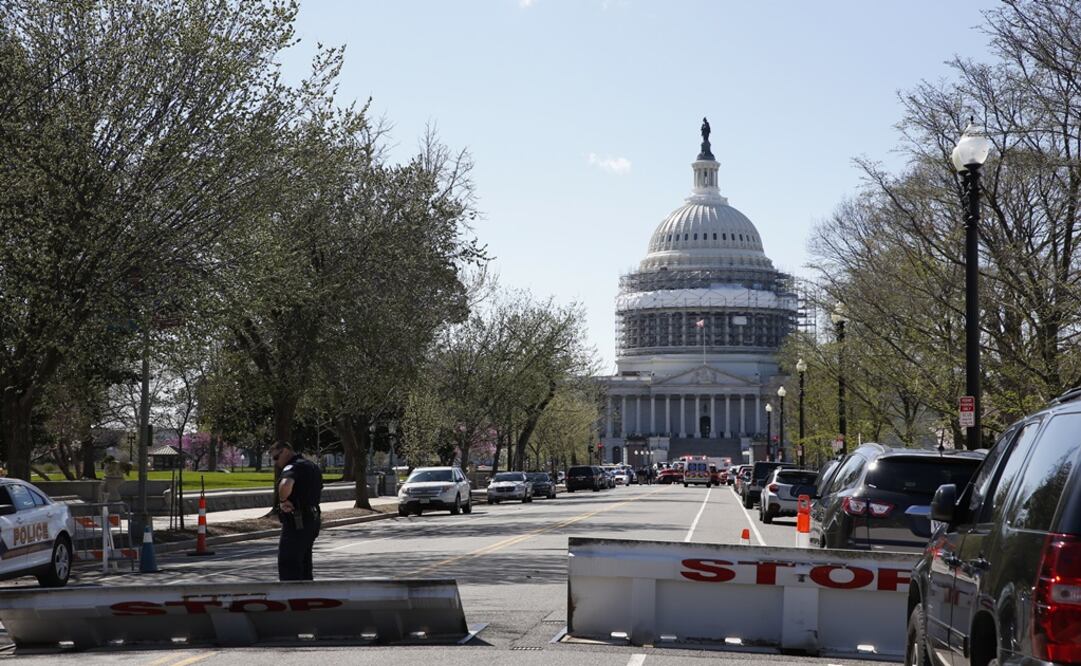 Accesos del Capitolio de Estados Unidos. Foto: AP