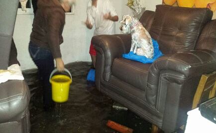 Dejan encharcamientos lluvias al norte de la CDMX