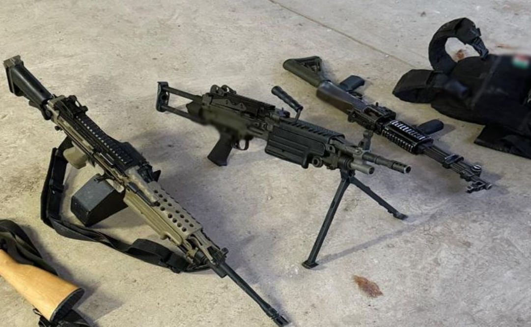 Gabinete de Seguridad realiza cateos, aseguramientos de armas de fuego y distintos tipos de droga en siete entidades este 30 de diciembre de 2025. Foto: Especial