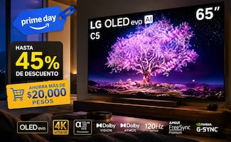Prime Day 2026: pantalla LG de 65 pulgadas con hasta 45% de descuento; ahorra más de 20 mil pesos