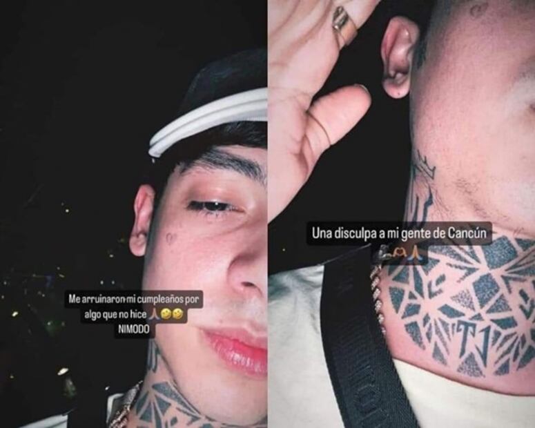 El cantante compartió algunas fotografías con sus fans, en donde les pidió perdón   Foto: Instagram