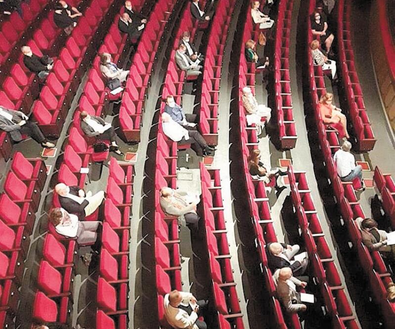 Imagen del reciente recital en el Staatstheater, en Wiesbaden, Alemania. Foto: ESPECIAL