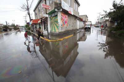 Lluvias pegan a municipios del Edomex