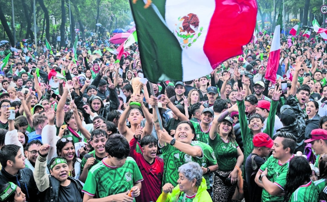 Se desborda la pasión por la justa deportiva en la CDMX. Foto: Santiago Cadena/ EL UNIVERSAL
