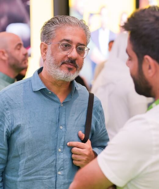 El realizador Hanna Atallah, fundador de FilmLab Palestine, formó parte del Día de Palestina. Foto: Jesús Díaz/EL UNIVERSAL.