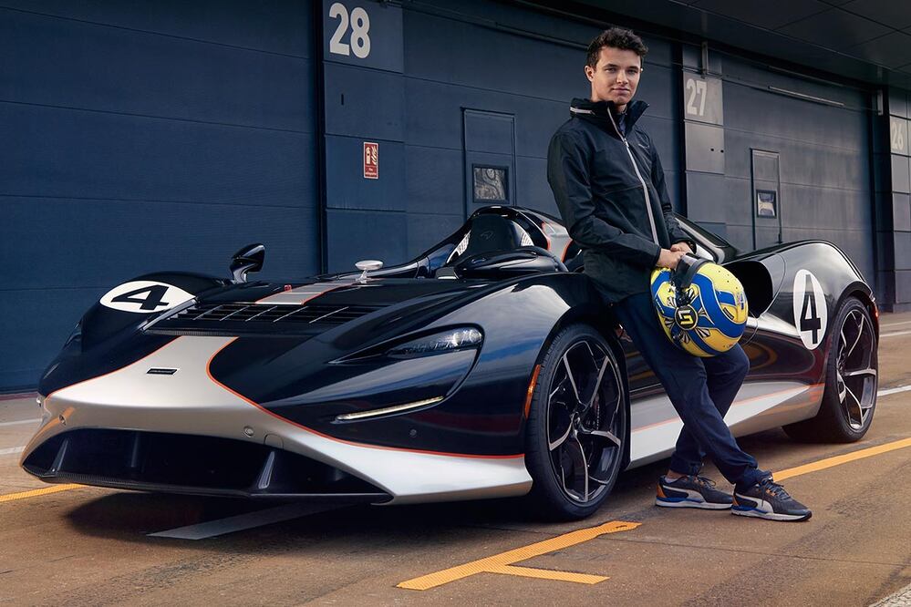 Lando Norris pone a prueba al nuevo McLaren Elva
