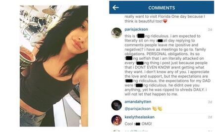 ¿Paris Jackson es alcohólica?