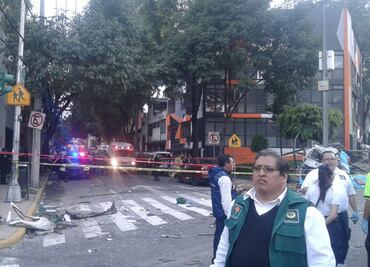 Mapa. El sitio del choque de una pipa en Constituyentes