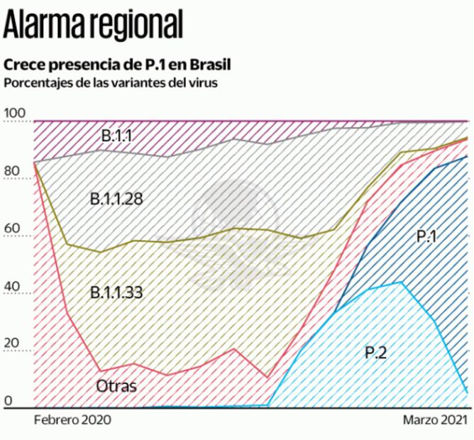 Variante brasileña: se amplía amenaza en América Latina