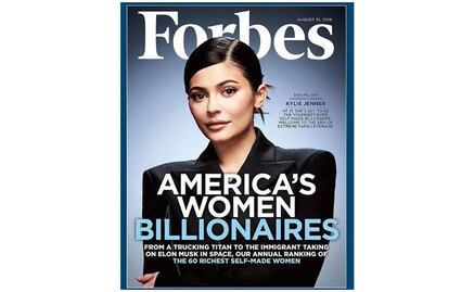 Kylie Jenner, la mujer billonaria más joven: Forbes
