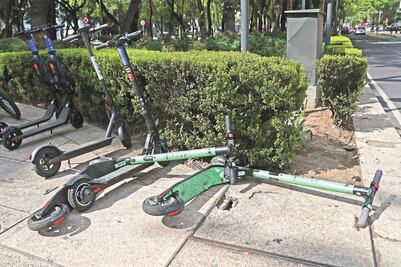 Empresas de scooters podrían subir cuota para pagar permiso
