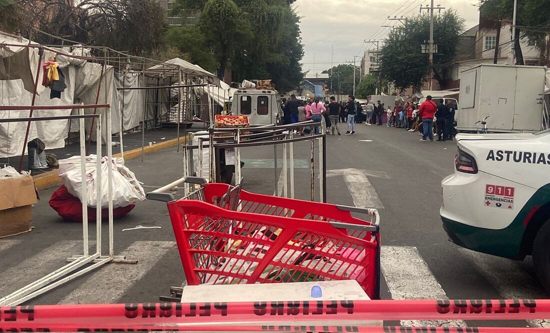 Balacera en tianguis de Cuauhtémoc. Foto: Juan Carlos Williams