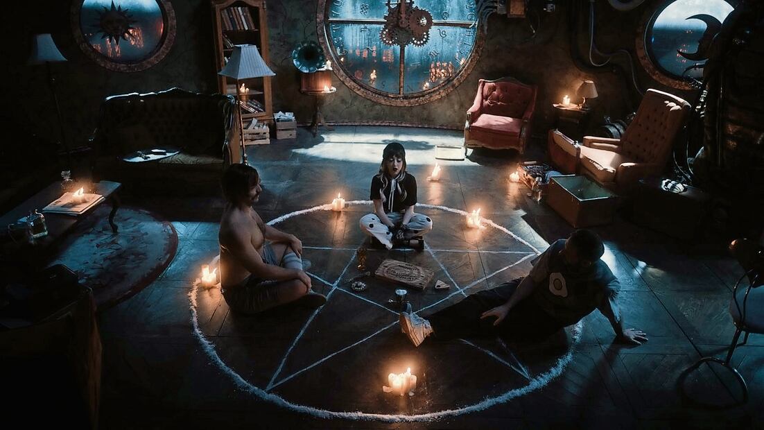 La película en la que actúa Zabaleta utiliza una ventana virtual. Foto: CM Films