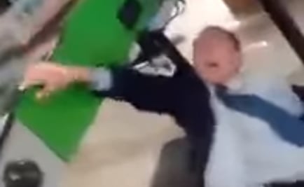 Video. Finge ataques al ser sorprendido en robo