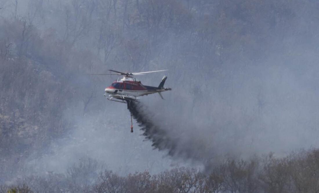 Un quinto incendio se activó en los bosques de Monte Alto en Valle de Bravo en menos de 24 horas. Foto: Jorge Alvarado. EL UNIVERSAL