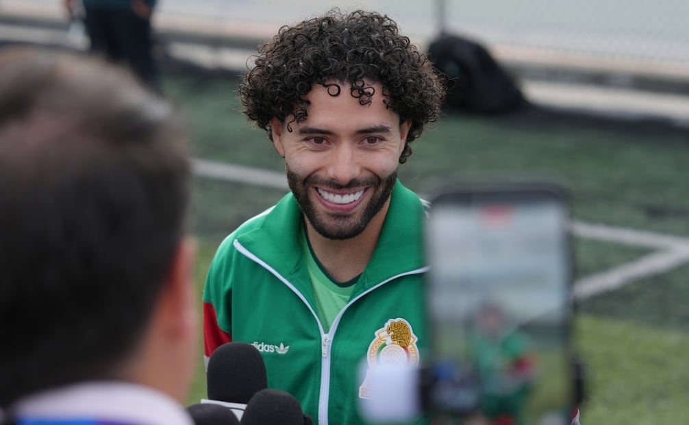 César "Chino" Huerta en entrenamiento con la Selección Mexicana, durante el Mundial de 2026 - Foto: Imago7