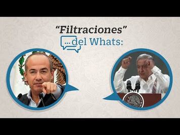 La charla (parodia) entre AMLO y Calderón