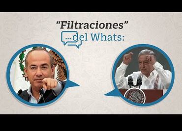 La charla (parodia) entre AMLO y Calderón