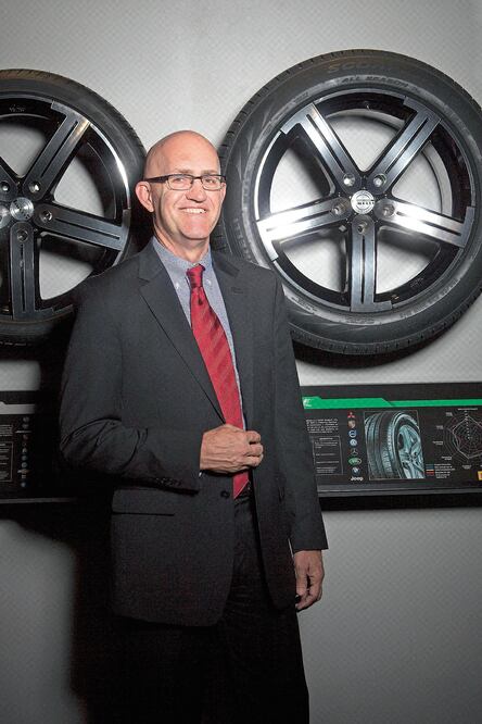 Tom Grávalos reconoció que México es un buen lugar para la fabricación de neumáticos, dada su posibilidad para exportar en el continente (IVAN STEPHENS. EL UNIVERSAL)