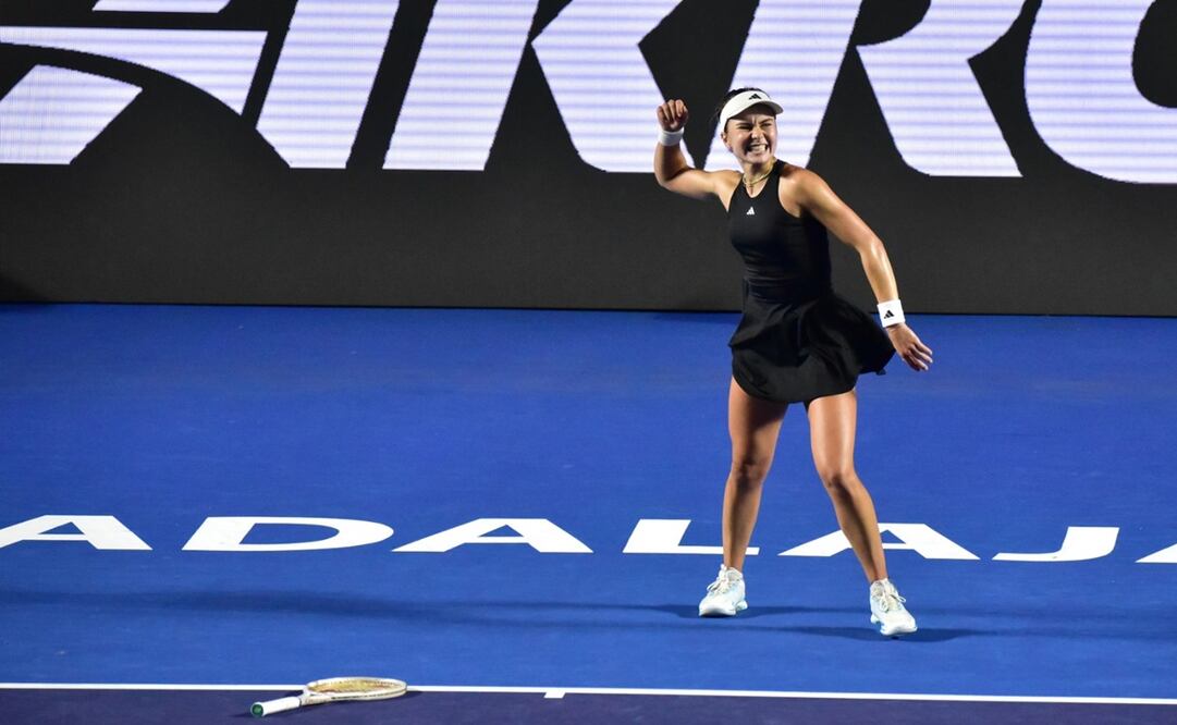 Iva Jovic celebra su pase a la final del Guadalajara Open 2025 | FOTO: Guadalajara Open