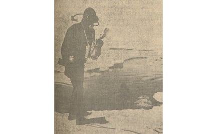 Ataque de un oso polar: la odisea de un reportero de EL UNIVERSAL en el Polo Norte en 1968