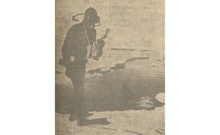 Ataque de un oso polar: la odisea de un reportero de EL UNIVERSAL en el Polo Norte en 1968