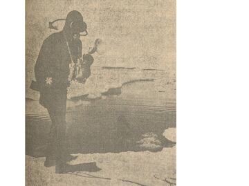 Ataque de un oso polar: la odisea de un reportero de EL UNIVERSAL en el Polo Norte en 1968