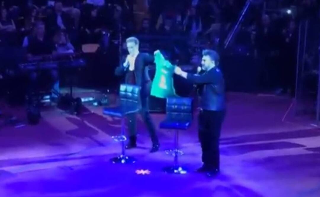 Mijares y Emmanuel hicieron el anuncio. Foto: Especial