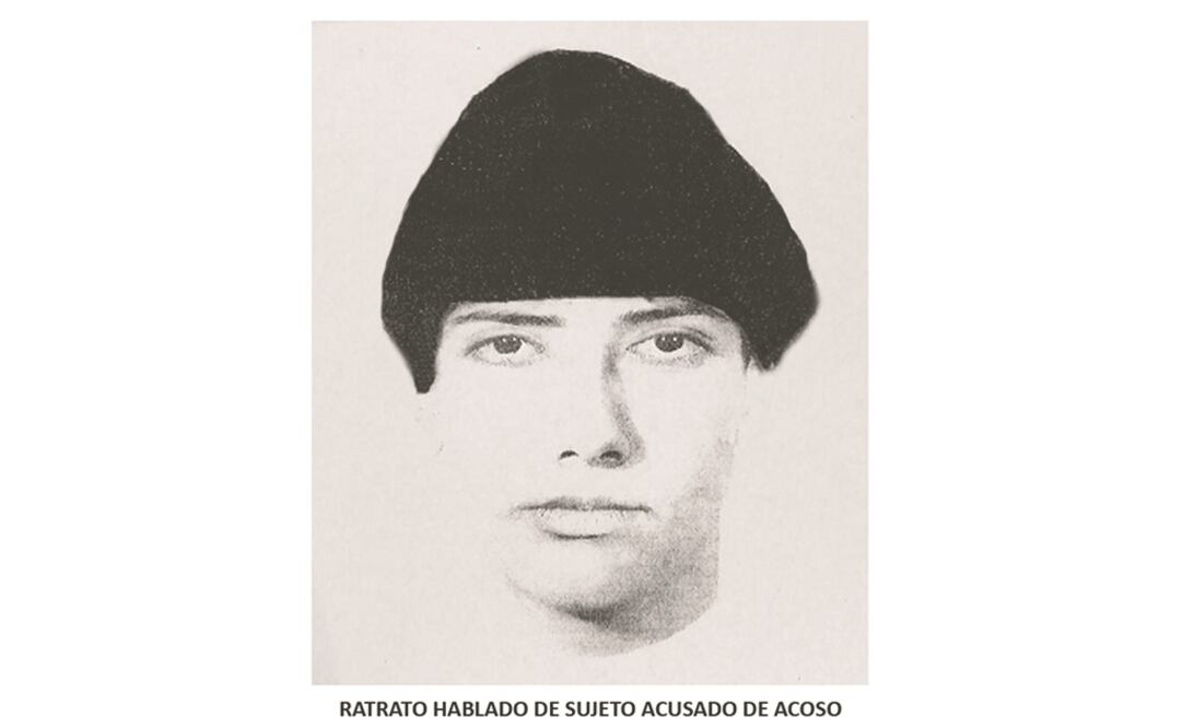 Descripción. El acusado es de complexión delgada y cara ovalada, mentón ovalado, cejas semipobladas, nariz mediana recta y boca mediana (ESPECIAL)