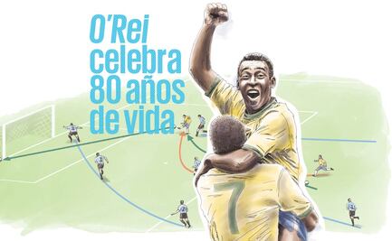 Pelé celebra 80 años de vida. Historia gráfica