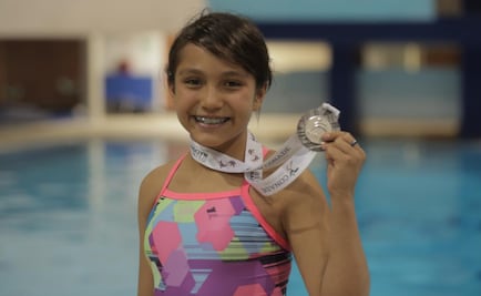 Citlali Ruíz, la niña clavadista que da medallas pero no recibe apoyo de la ANEM 