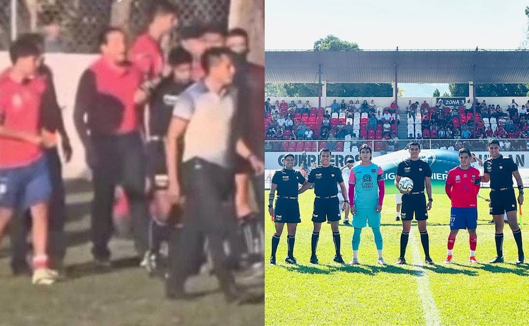 Árbitros de la Liga Premier MX fueron agredidos en un municipio de Jalisco. FOTO: ESPECIAL