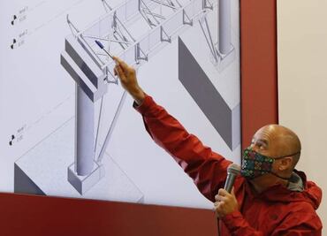 Puntales, trabes y diafragmas de acero: así rehabilitarán la Línea 12 del Metro