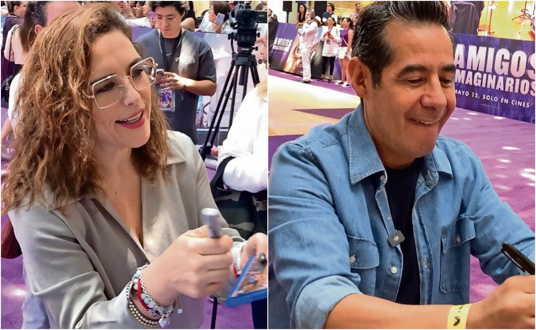 Tanto Angélica como Yordi convivieron con el público que asistió a la premiere de la cinta Foto: Armando Pereda El Universal