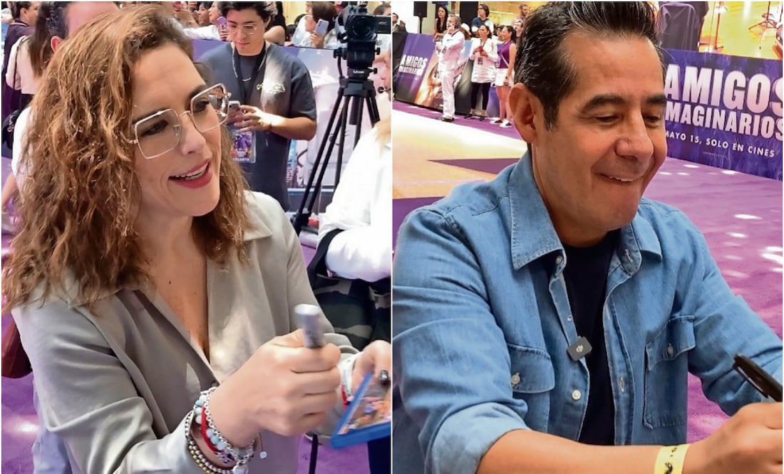 Tanto Angélica como Yordi convivieron con el público que asistió a la premiere de la cinta Foto: Armando Pereda El Universal