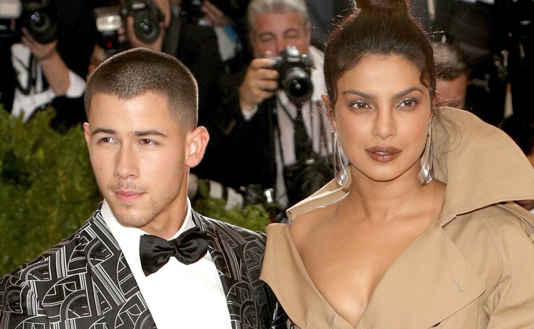 Nick Jonas y Priyanka Chopra. Foto: EFE/EPA/JUSTIN LANE
