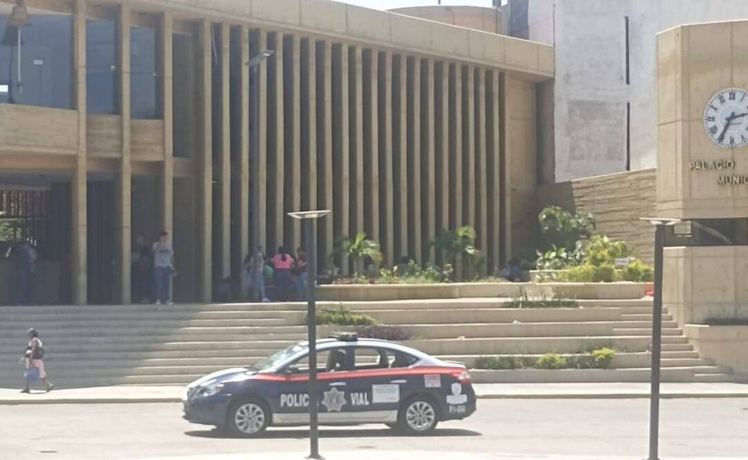 Concluye paro de labores de trabajadores del ayuntamiento de Salina Cruz, Oaxaca (14/03/2025). Foto: Especial