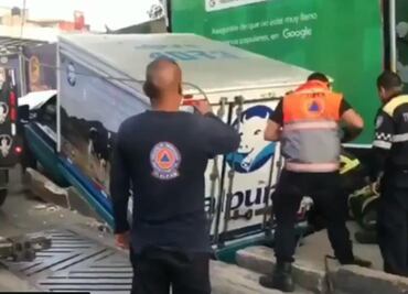 Reparan socavón que se abrió en La Joya