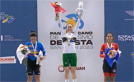 ¡UNA MÁS! Yareli Acevedo gana medalla de oro en la prueba de puntos en el Campeonato Panamericano de Ciclismo