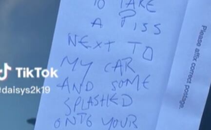 Deja el auto en la calle y al regresar encuentra desagradable sorpresa