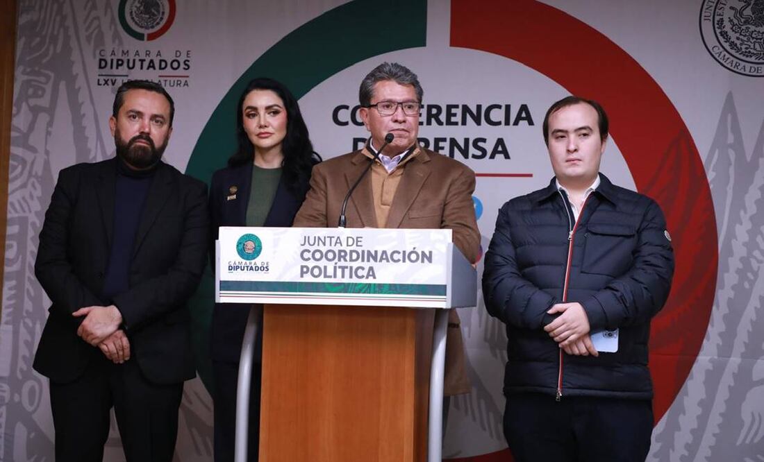 Ricardo Monreal, coordinador guinda en la Cámara de Diputados. Foto: Especial