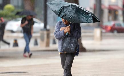 Prevén miércoles con lluvia y caída de granizo en CDMX