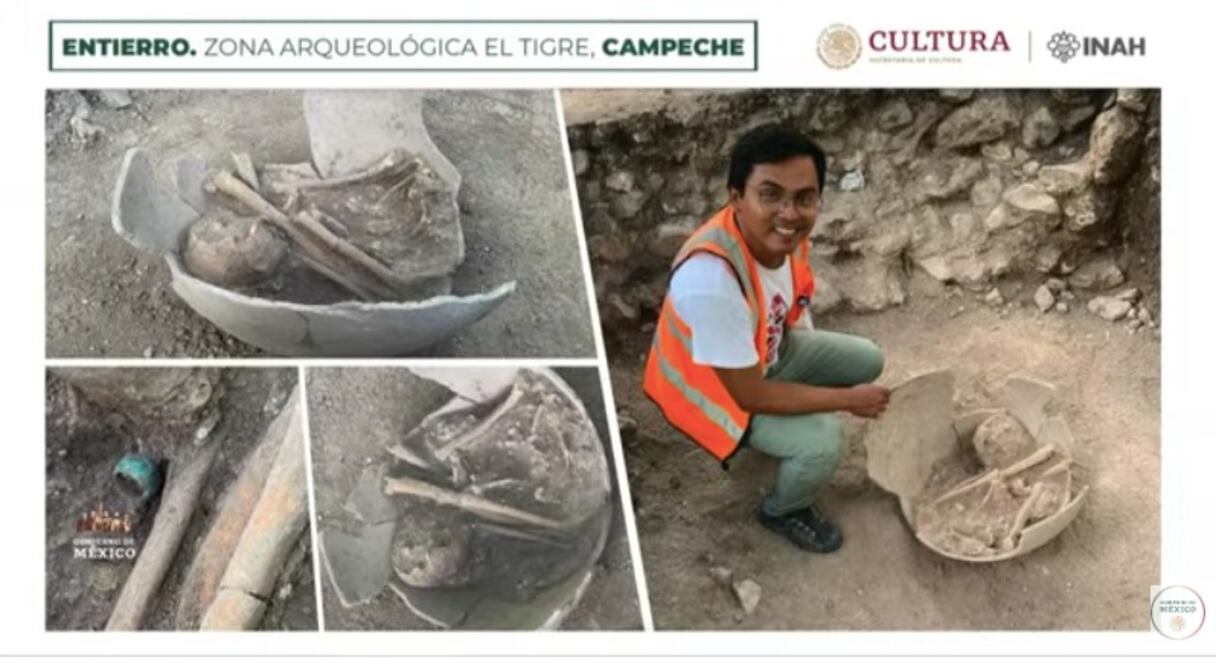 Entierro en Campeche. Foto: Especial