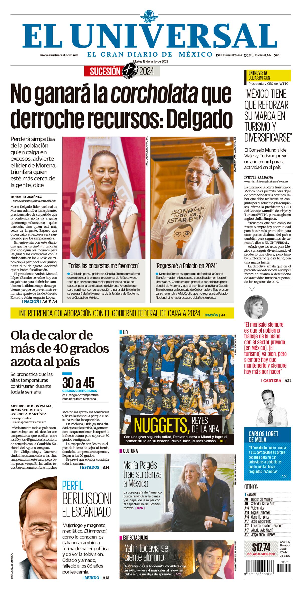 Portada impresa