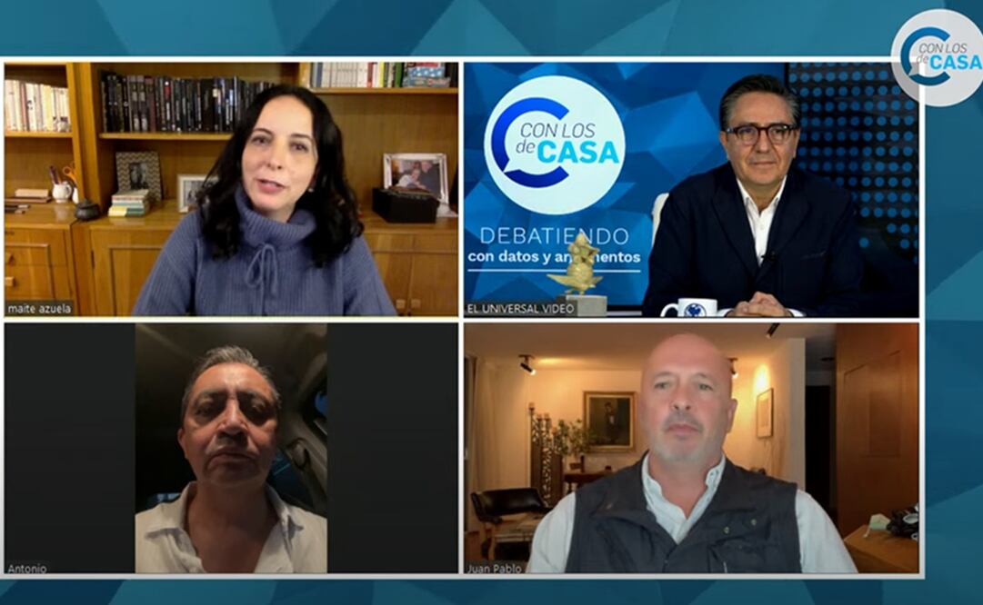 Con los de Casa. Foto: tomada de video. EL UNIVERSAL