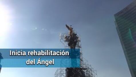 Comenzarán restauración interna del Ángel tras 19-S